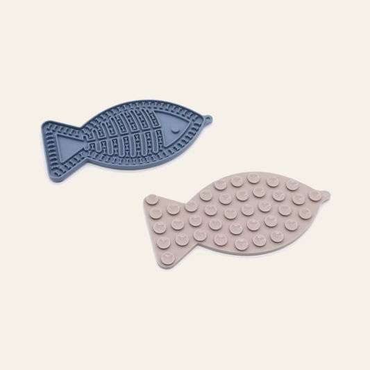Fiskformad slickmatta